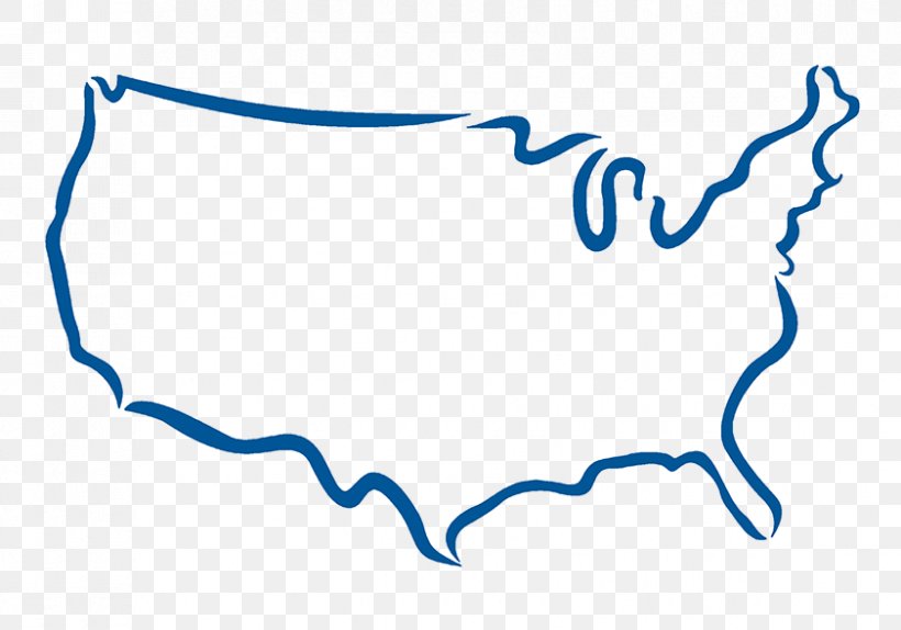 United States Drawing Clip Art, PNG, 841x589px, United States, Americas, Area, Blank Map, Blue Download Free