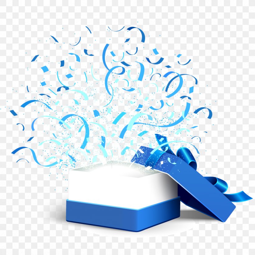 Box Gift Computer File, PNG, 1000x1000px, Box, Blue, Designer, Gift, Gratis Download Free
