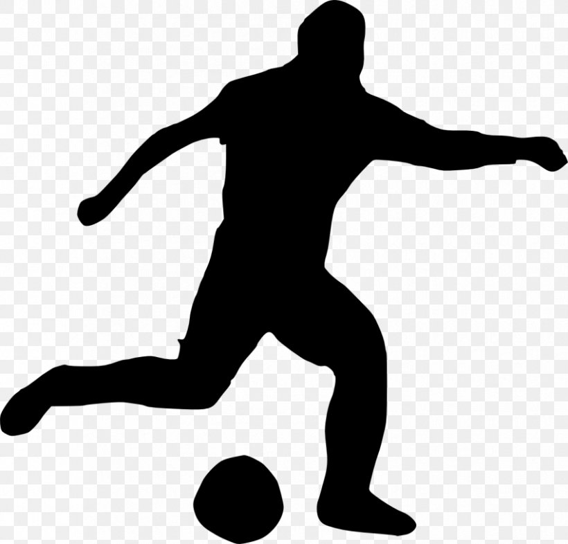 Football Player Transfer Clip Art, PNG, 850x815px, Football Player, Arm, Ball, Black, Black And White Download Free