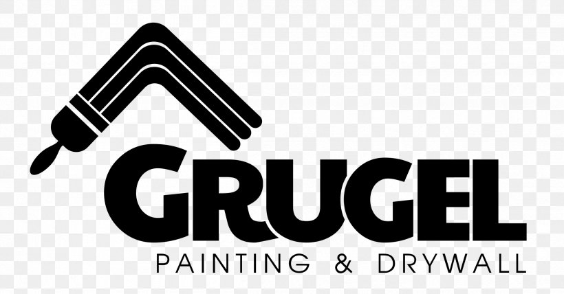 Logo Drywall Painting Texture, PNG, 2428x1270px, Logo, Baseboard, Brand, Brush, Drywall Download Free