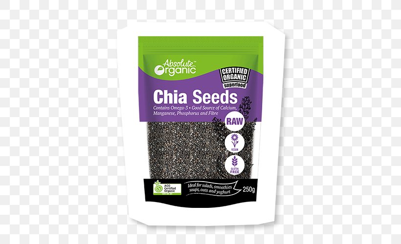 Organic Food Chia Seed, PNG, 500x500px, Organic Food, Bran, Chia, Chia Seed, Food Download Free
