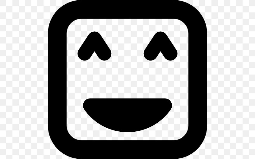 Robot Framework Square Shape Face Smile, PNG, 512x512px, Robot Framework, Black, Black And White, Emoticon, Eye Download Free