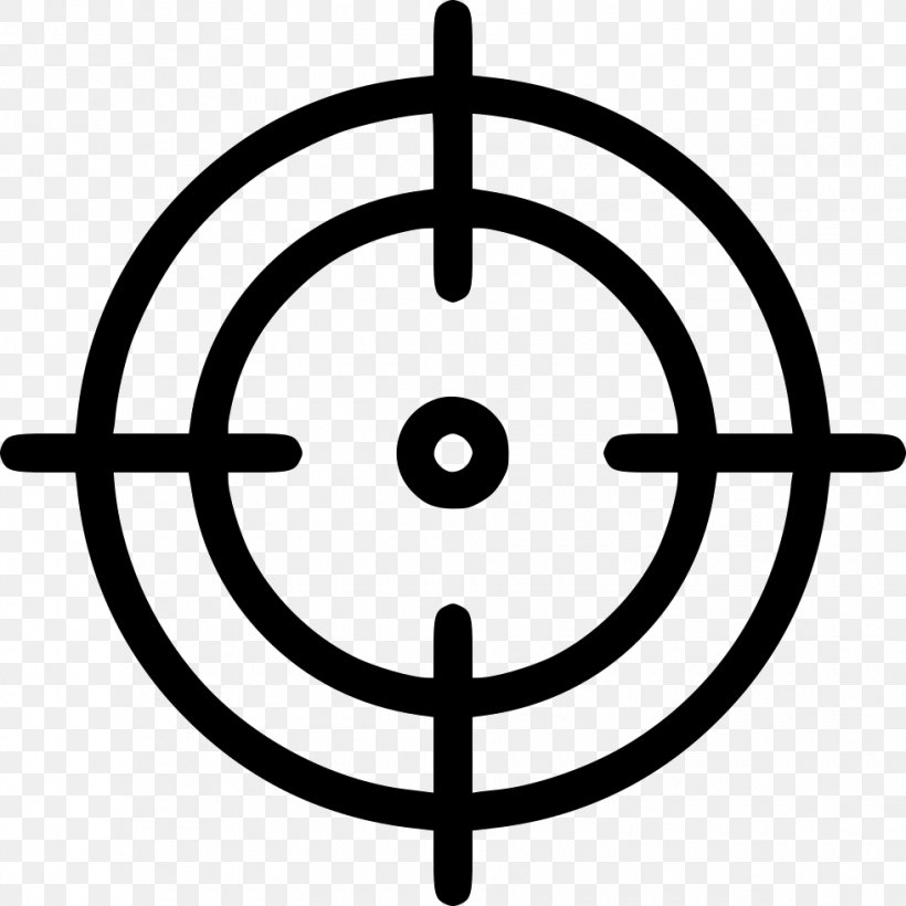 Shooting Target, PNG, 980x980px, Shooting Target, Area, Black And White, Reticle, Symbol Download Free