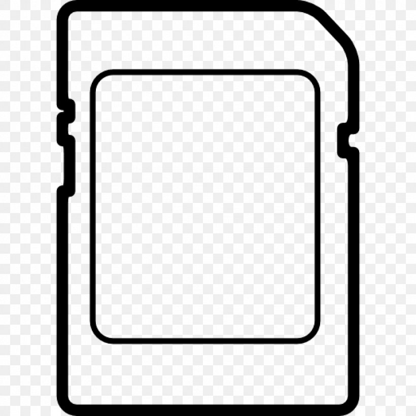 Subscriber Identity Module, PNG, 1024x1024px, Subscriber Identity Module, Area, Black, Black And White, Flash Memory Cards Download Free