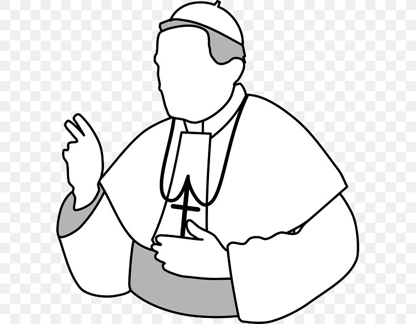 Pope Catholic Church Clip Art, PNG, 597x640px, Watercolor, Cartoon, Flower, Frame, Heart Download Free