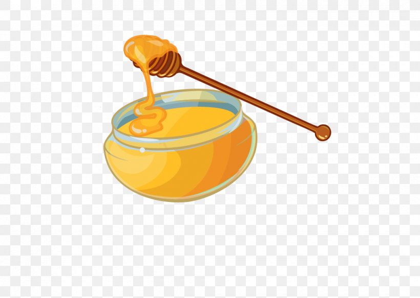 Honey Jar Clip Art, PNG, 1020x726px, Honey, Cartoon, Cup, Cutlery, Food Download Free
