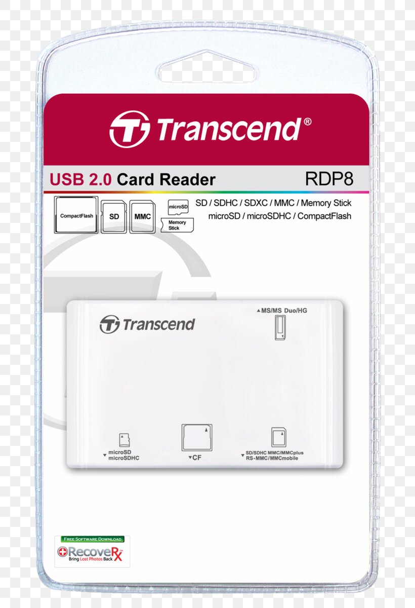 External Memory Card Reader USB 3.0 Transcend Transcend Information Memory Card Readers, PNG, 739x1200px, Transcend Information, Brand, Card Reader, Compactflash, Computer Data Storage Download Free