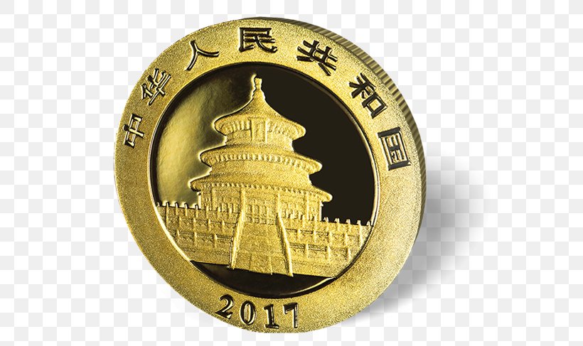 Giant Panda Chinese Gold Panda Bullion Coin, PNG, 600x487px, Giant Panda, Badge, Brass, Bullion, Bullion Coin Download Free