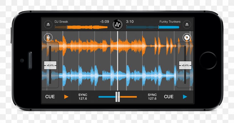 Smartphone Disc Jockey IPhone Cross/CrossDJ Multimedia, PNG, 1200x632px, Smartphone, Computer Software, Crosscrossdj, Disc Jockey, Display Device Download Free