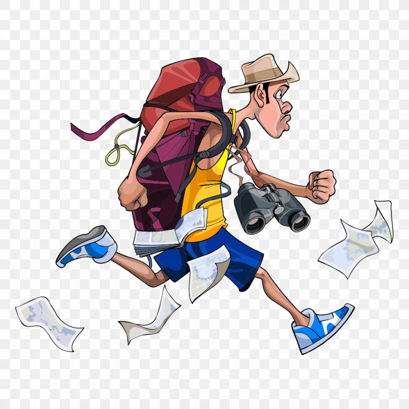 Backpack Cartoon Clip Art, PNG, 1000x1000px, Backpack, Art, Backpacking, Baggage, Cartoon Download Free