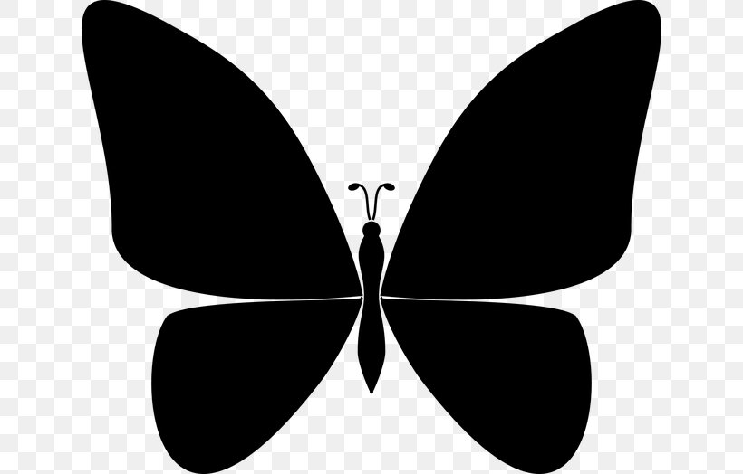 Brush-footed Butterflies Butterfly Moth Insect Clip Art, PNG, 640x524px, Brushfooted Butterflies, Arthropod, Black, Black And White, Brush Footed Butterfly Download Free