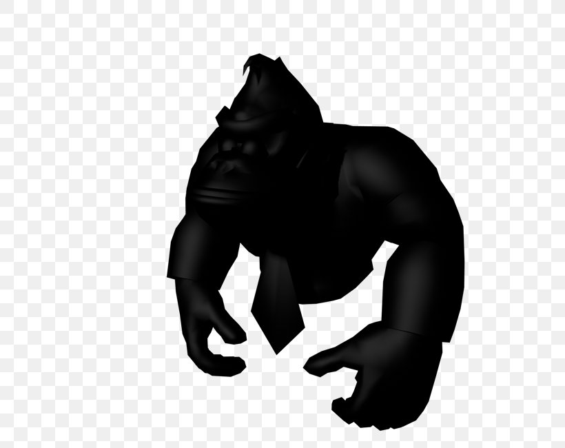 Western Gorilla Punch-Out!! Donkey Kong Video Games Wii U, PNG, 750x650px, Western Gorilla, Arm, Black, Black And White, Black Panther Download Free