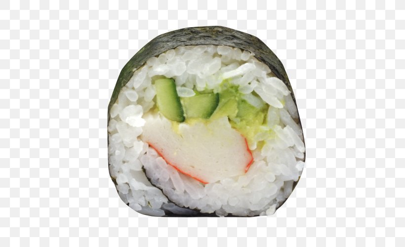 California Roll Sashimi Gimbap Sushi Japanese Cuisine, PNG, 500x500px, California Roll, Asian Food, Comfort Food, Cooked Rice, Crab Meat Download Free