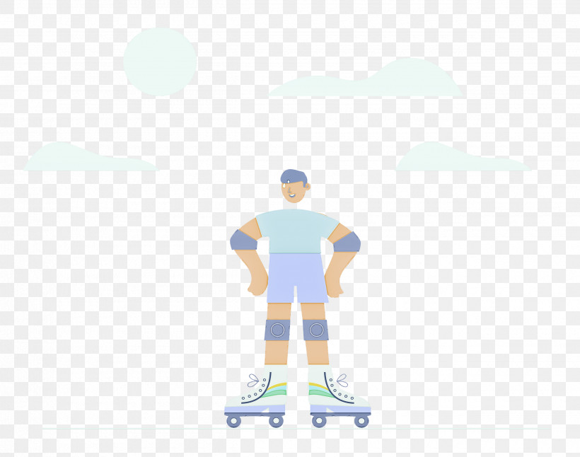Roller Skating Sports Outdoor, PNG, 2500x1970px, Roller Skating, Cartoon, Computer, Equipment, Hm Download Free