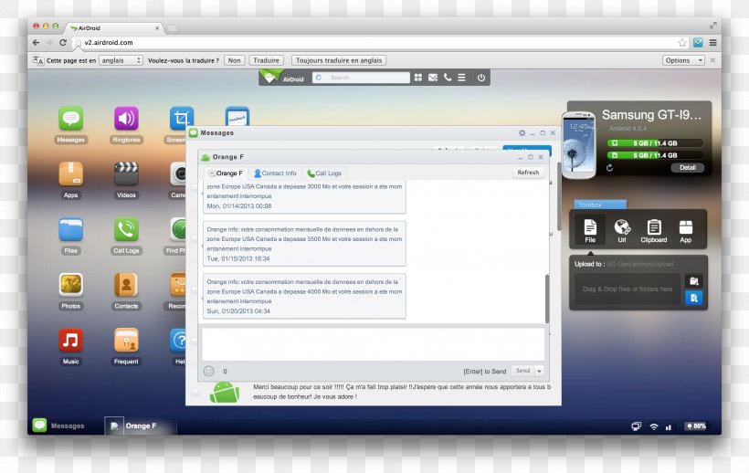 Computer Program Desktop Computers Android Desktop Environment, PNG, 3104x1962px, Computer Program, Airdroid, Android, Brand, Client Download Free