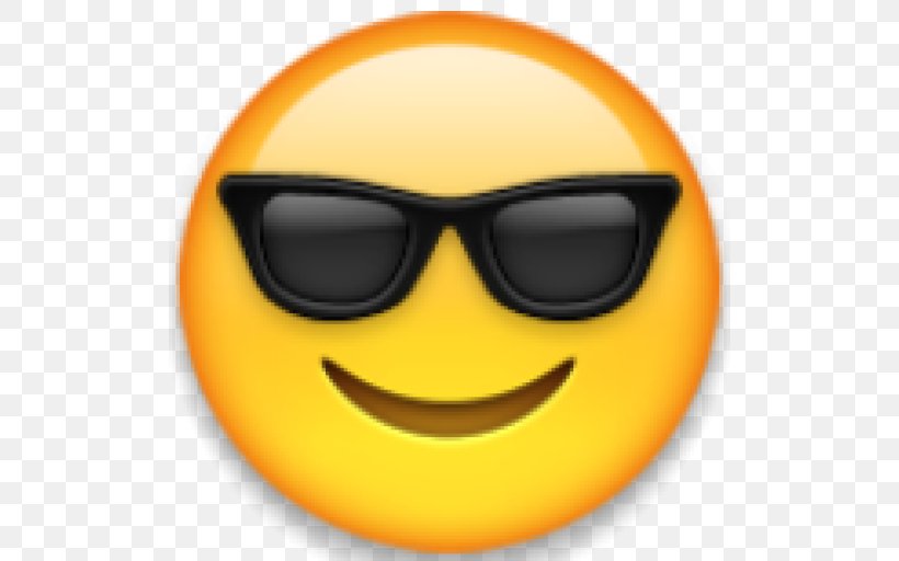 Emoji Sunglasses T-shirt Smiley Emoticon, PNG, 512x512px, Emoji, Art Emoji, Emoji Movie, Emoticon, Eyewear Download Free