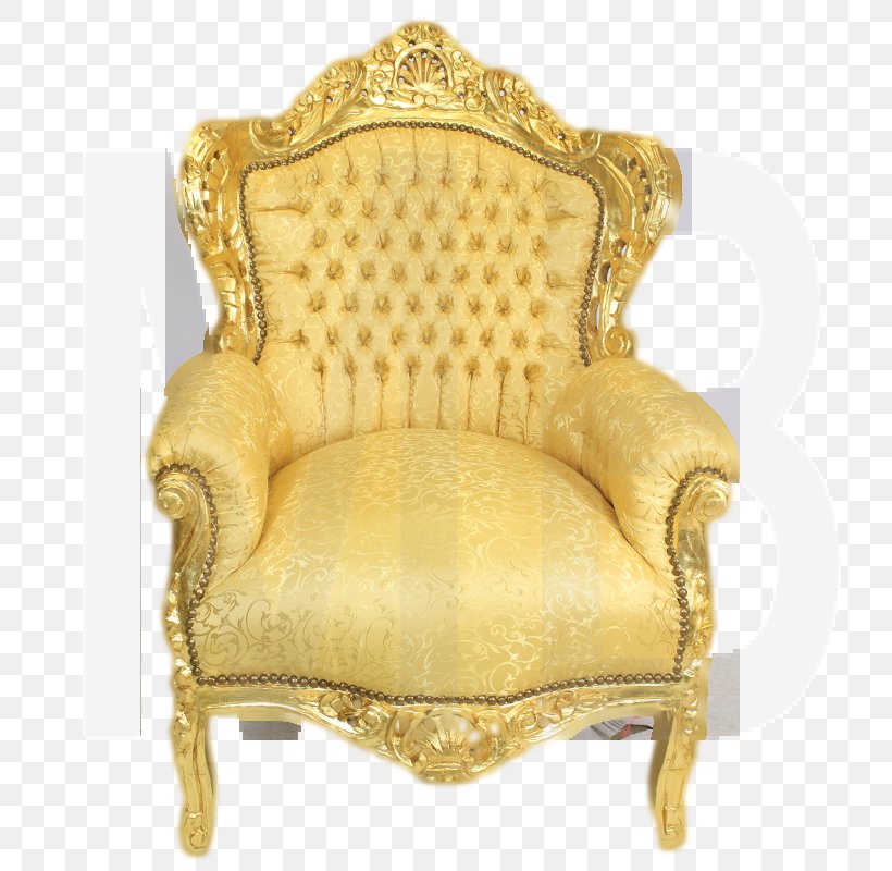 Chair Baroque Fauteuil Throne Chaise Longue, PNG, 800x800px, Chair, Antique, Baroque, Brass, Chaise Longue Download Free