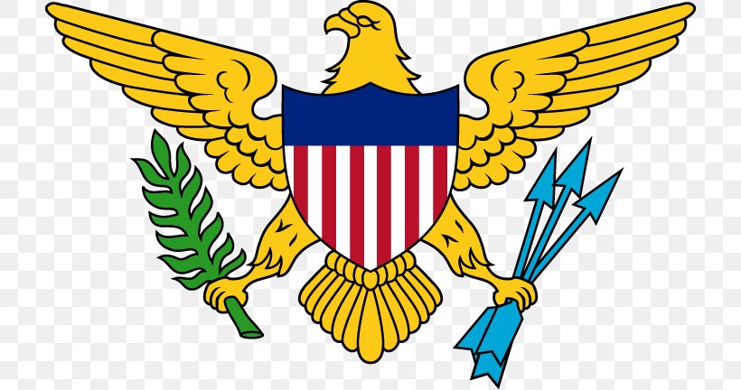 Flag Of The United States Virgin Islands Charlotte Amalie, PNG, 720x432px, United States, Artwork, Beak, Charlotte Amalie, Flag Download Free