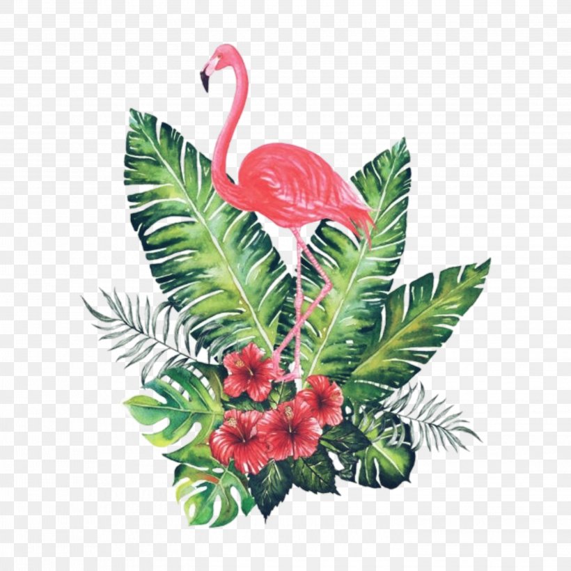 Flamingos Watercolor Painting Bird Art, PNG, 2896x2896px, Flamingos, Art, Bird, Decorative Arts, Drawing Download Free