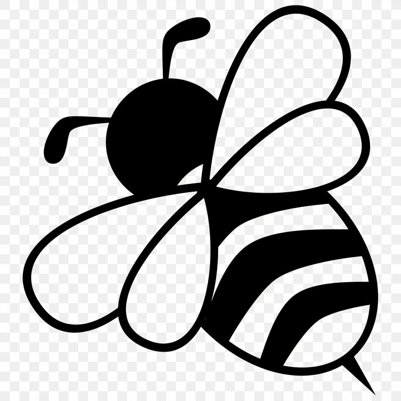 Bumblebee Honey Bee Clip Art, PNG, 2190x2190px, Bee, Artwork, Beehive, Black, Black And White Download Free