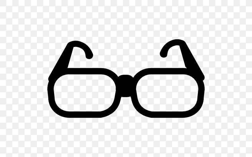 Glasses Symbol Download, PNG, 512x512px, Glasses, Area, Black And White, Eyewear, Gratis Download Free