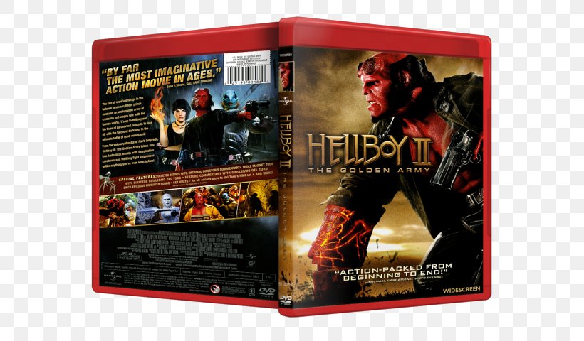 Hellboy PG-13 (USA) Film DVD Widescreen, PNG, 640x480px, Hellboy, Dvd, Film, Hellboy Ii The Golden Army, Widescreen Download Free