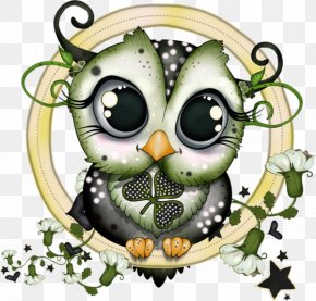 Hand-painted Articles - Lucky Owl Little Owl Android Bird PNG