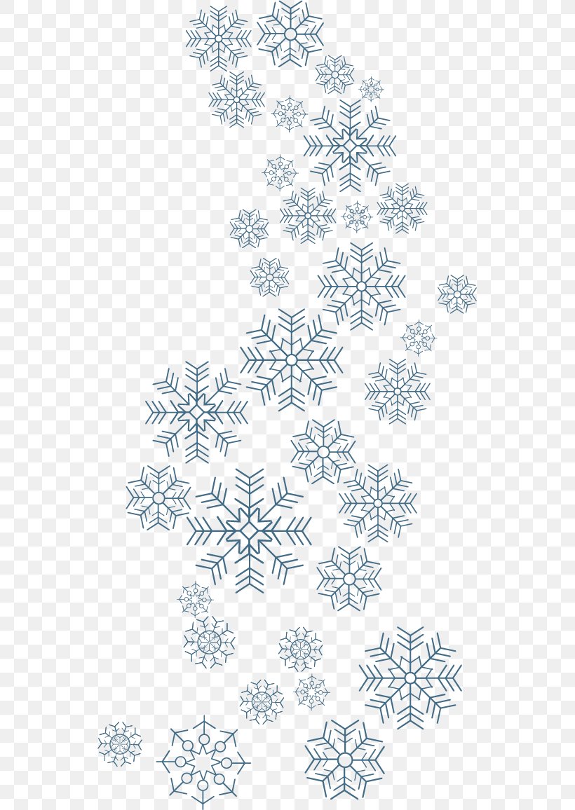 Snowflake Schema, PNG, 541x1156px, Snow, Area, Black And White, Blizzard, Monochrome Download Free