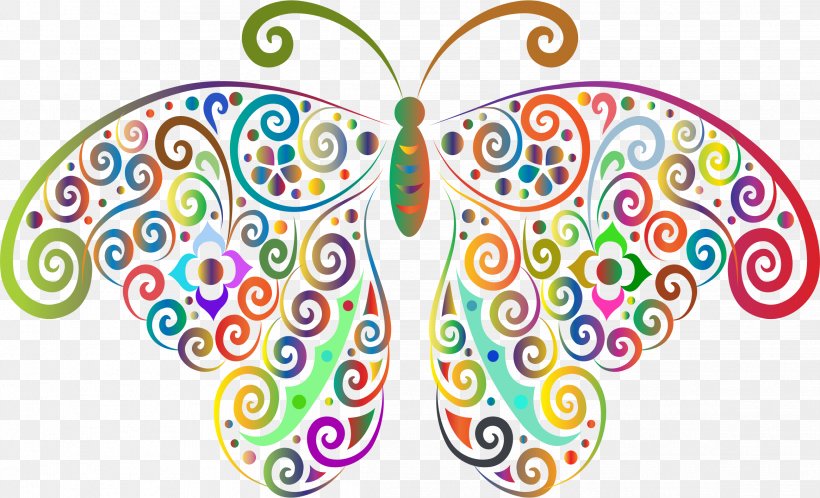 Butterfly Desktop Wallpaper Clip Art, PNG, 2328x1416px, Butterfly, Art, Color, Drawing, Insect Download Free