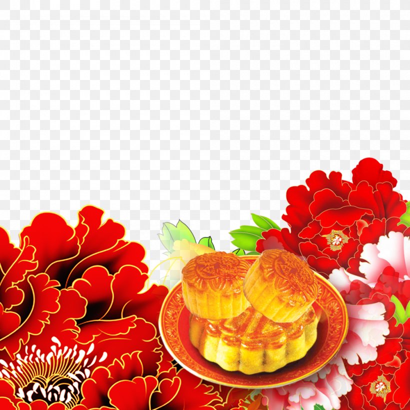 Mooncake Mid-Autumn Festival Gift, PNG, 1000x1000px, Mooncake, Cuisine, Dish, Extrawurst, Floristry Download Free