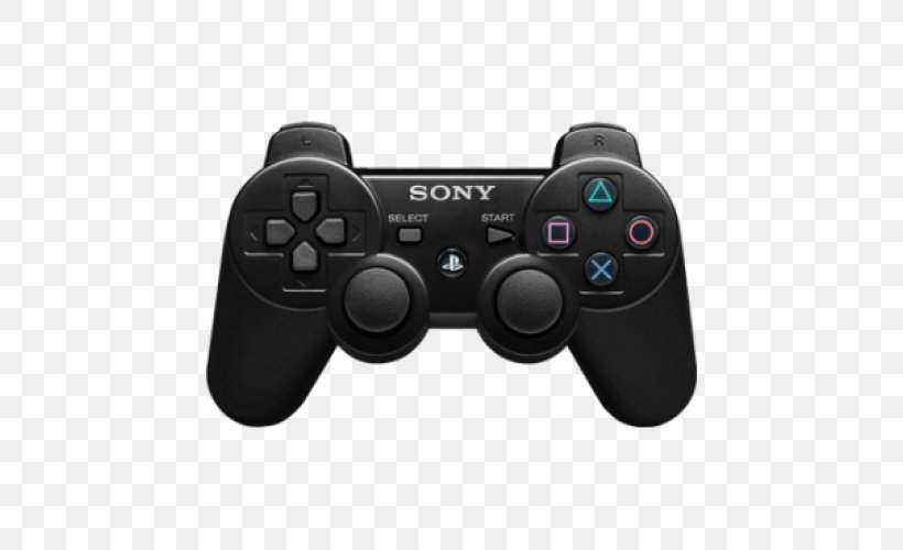 PlayStation 2 Black PlayStation 3 Game Controllers, PNG, 500x500px, Playstation 2, All Xbox Accessory, Black, Computer Component, Dualshock Download Free