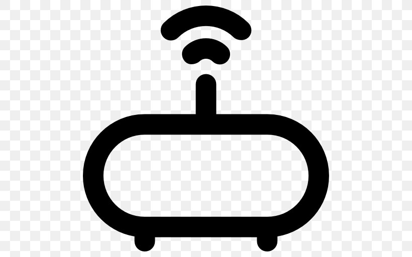 Wireless Router, PNG, 512x512px, Wireless Router, Area, Black And White, Photography, Resource Download Free