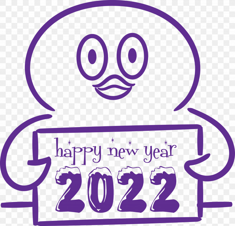 2022 Happy New Year 2022 New Year Happy New Year, PNG, 3000x2884px, Happy New Year, Behavior, Cartoon, Geometry, Happiness Download Free