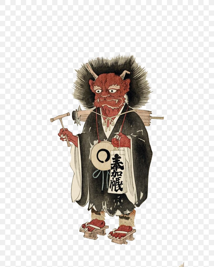 Japanese Folklore Devil Oni Demon, PNG, 590x1024px, Japan, Art, Buddhist Art, Demon, Devil Download Free