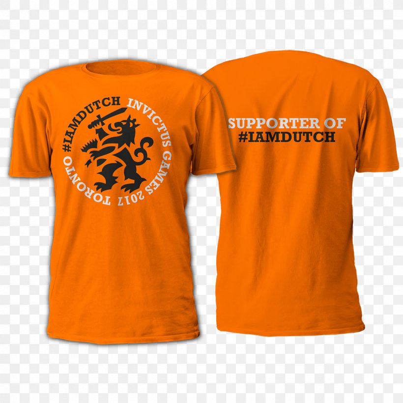 T-shirt Sports Fan Jersey Denise Reklame In Vorm | Textieldrukkerij-Bathmen Active Shirt ユニフォーム, PNG, 1200x1200px, Tshirt, Active Shirt, Brand, Cotton, Invictus Games Download Free