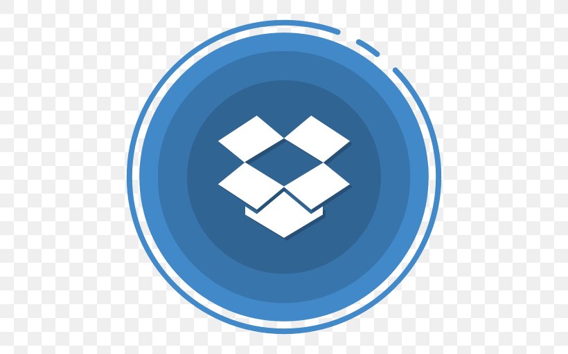 Dropbox File Sharing File Hosting Service IFTTT, PNG, 512x512px, Dropbox, Area, Ball, Blog, Blue Download Free