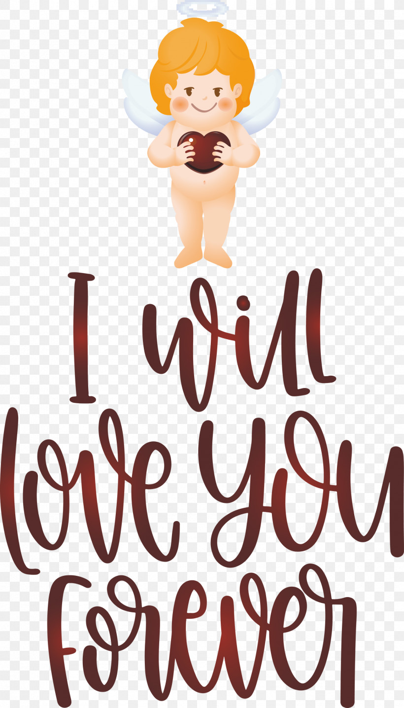 Love You Forever Valentines Day Valentines Day Quote, PNG, 1713x3000px, Love You Forever, Behavior, Cartoon, Character, Happiness Download Free
