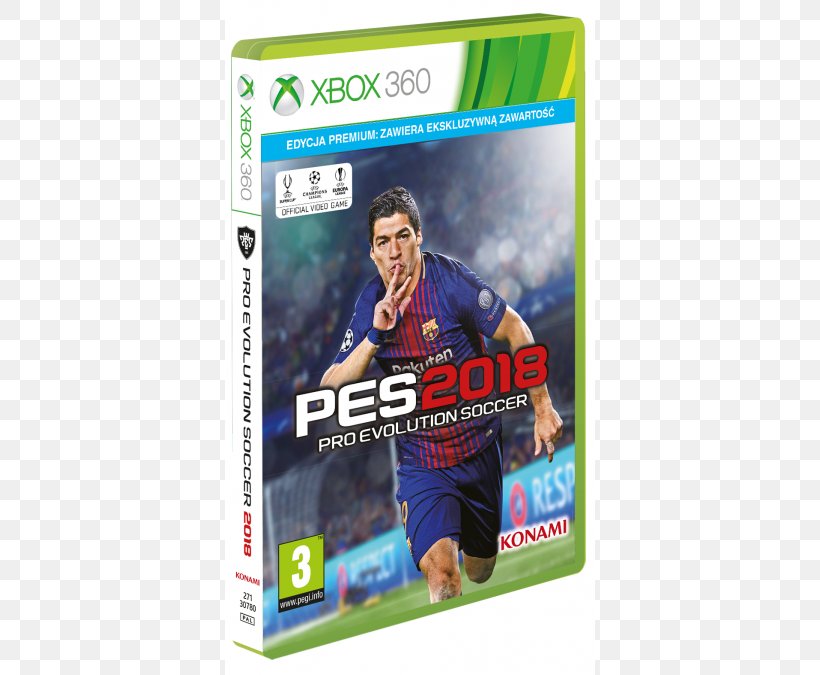 Pro Evolution Soccer 2018 Xbox 360 Pro Evolution Soccer 2017 Pro Evolution Soccer 2016 Video Game, PNG, 450x675px, Pro Evolution Soccer 2018, Electronic Device, Fifa 18, Gadget, Game Download Free
