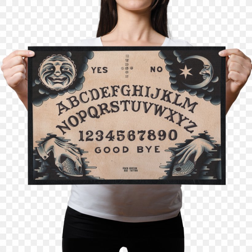T-shirt Shoulder Ouija Sleeve Font, PNG, 1024x1024px, Tshirt, Board Game, Brand, Clothing, Craft Magnets Download Free