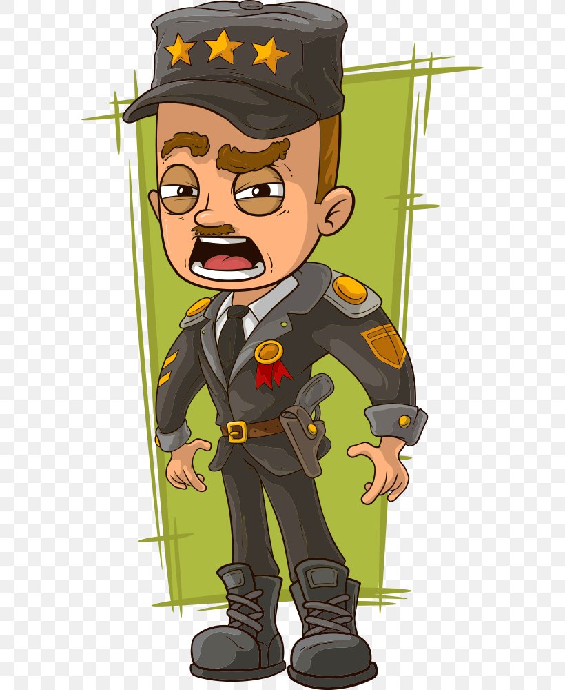 Cartoon Army General Royalty-free, PNG, 584x1000px, Cartoon, Army, Army General, Art, Fictional Character Download Free
