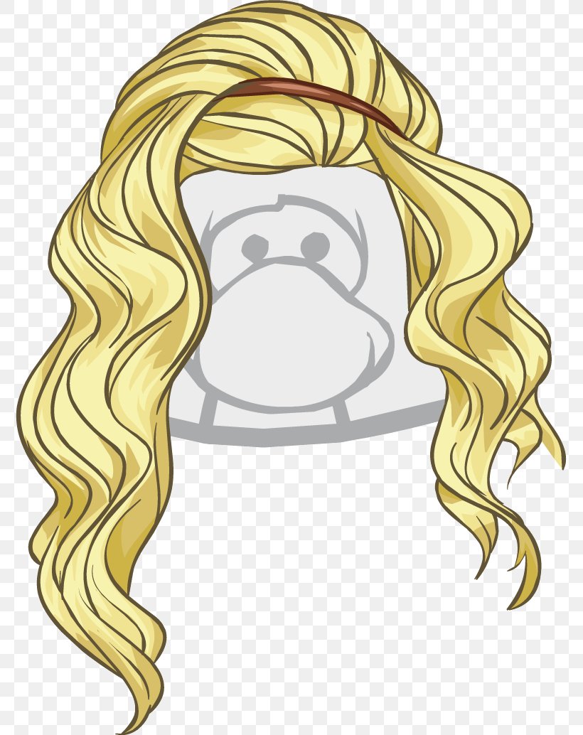 Lion Blond Club Penguin Hair Bun, PNG, 775x1034px, Watercolor, Cartoon, Flower, Frame, Heart Download Free