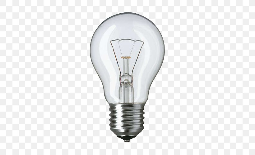 Incandescent Light Bulb Edison Screw Lamp Electric Light, PNG, 500x500px, Incandescent Light Bulb, Edison Screw, Electric Light, Electricity, Flashlight Download Free