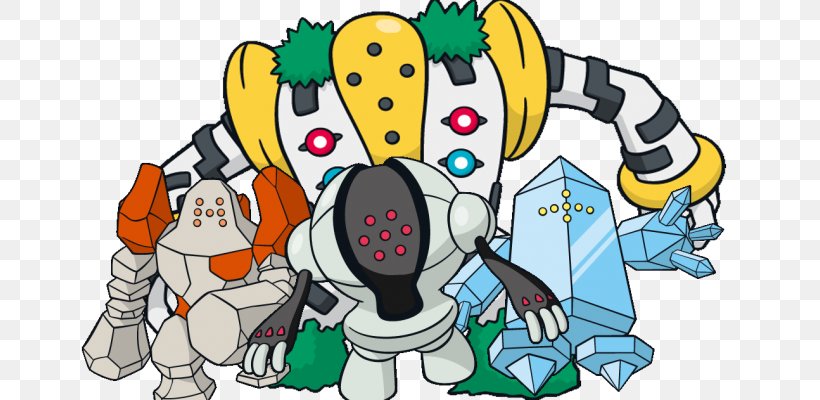 Pokémon Omega Ruby And Alpha Sapphire Regirock Registeel Regice Regigigas, PNG, 750x400px, Watercolor, Cartoon, Flower, Frame, Heart Download Free