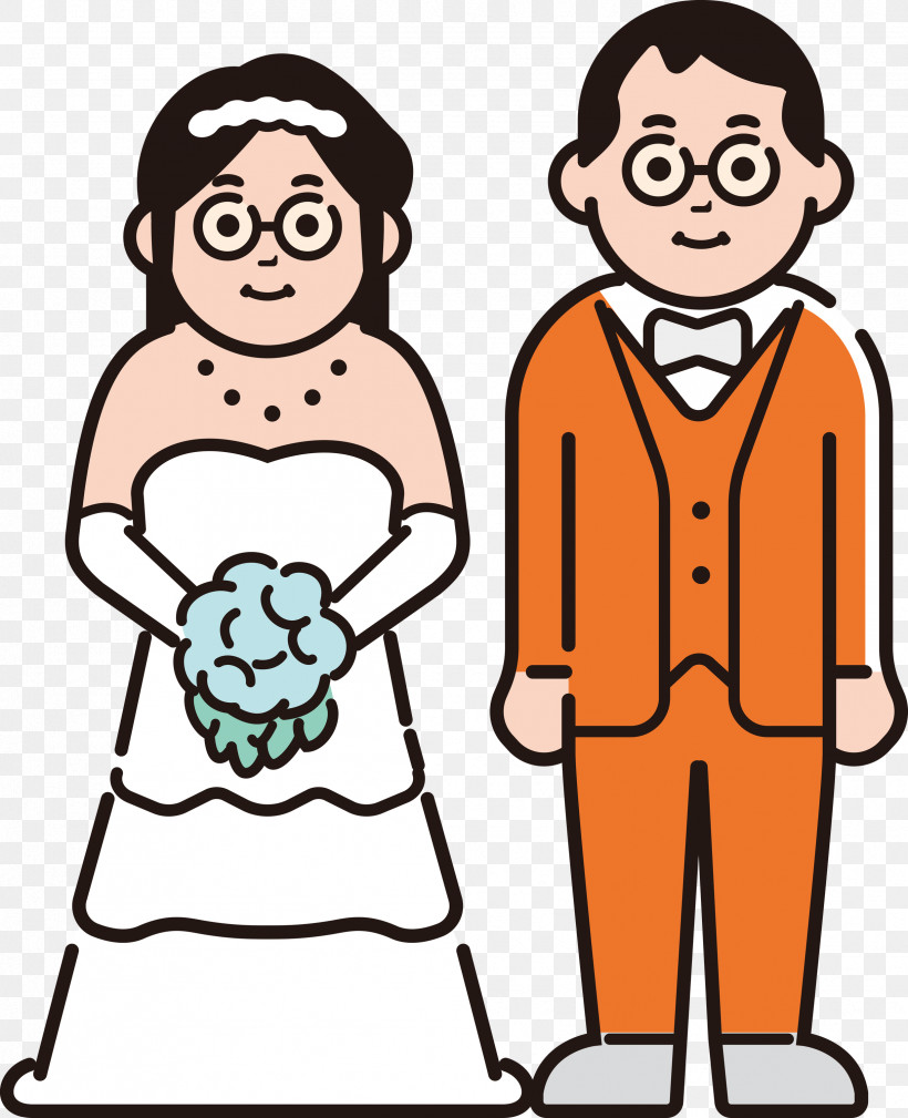 Wedding Bride, PNG, 2438x3000px, Wedding, Behavior, Bride, Cartoon, Geometry Download Free