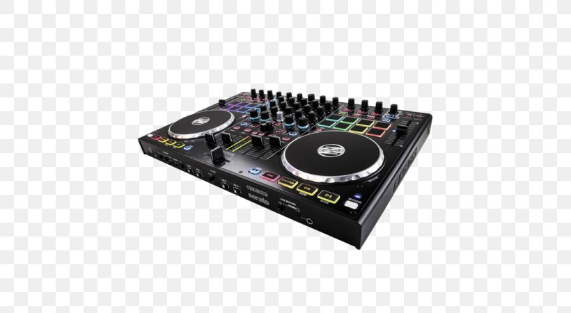 DJ Controller Reloop Terminal Mix 8 Disc Jockey Audio Mixers DJ Mixer, PNG, 450x450px, Watercolor, Cartoon, Flower, Frame, Heart Download Free