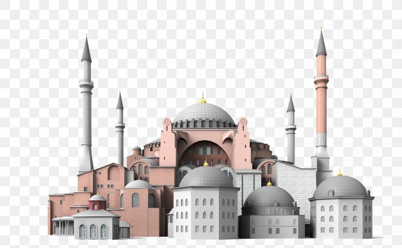 Hagia Sophia Sultan Ahmed Mosque Fall Of Constantinople Clip Art, PNG, 960x593px, 3d Computer Graphics, Hagia Sophia, Building, Fall Of Constantinople, Istanbul Download Free
