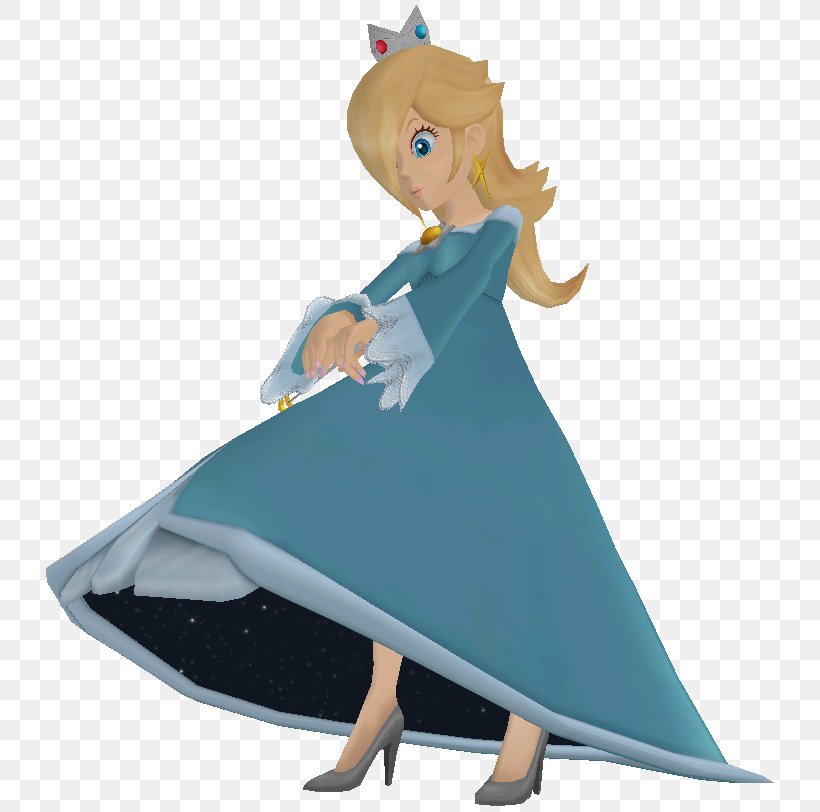 Rosalina Super Mario Galaxy Princess Peach Bowser Super Smash Bros. For Nintendo 3DS And Wii U, PNG, 740x812px, Rosalina, Bowser, Donkey Kong, Fictional Character, Figurine Download Free