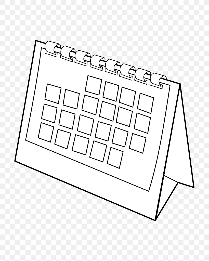 Basisschool De Liaan Calendar Drawing Clip Art, PNG, 719x1024px, Calendar, Area, Art, Black And White, Drawing Download Free