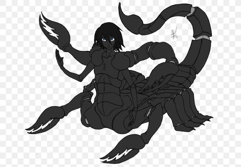 Cartoon Silhouette Black White Legendary Creature, PNG, 658x569px, Cartoon, Black, Black And White, Fictional Character, Invertebrate Download Free