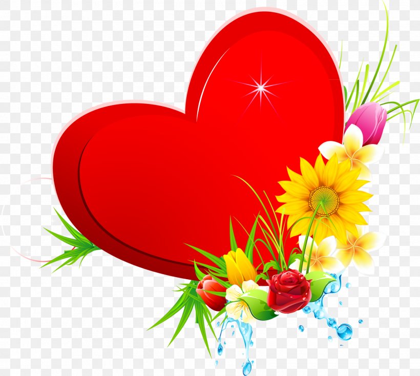 Flower Heart Color Valentine's Day, PNG, 1600x1433px, Flower, Color, Floral Design, Flower Bouquet, Flowering Plant Download Free